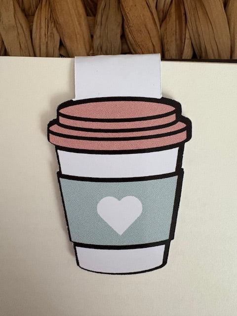 Green Coffee Magnetic Bookmark