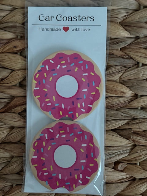 Donut Car Coasters