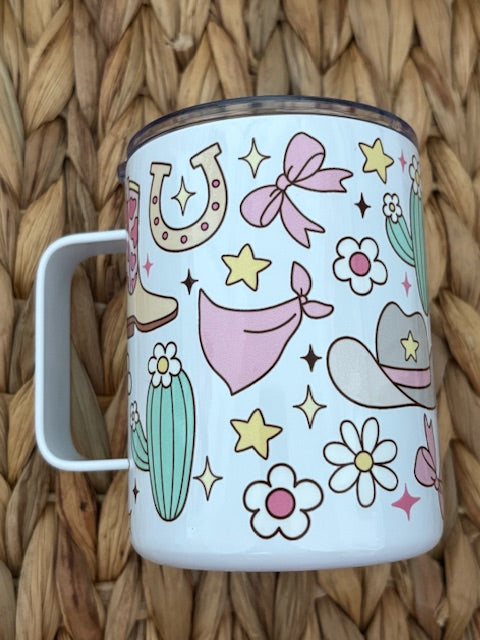 Pastel Cowboy 15oz Stainless Steel Mug