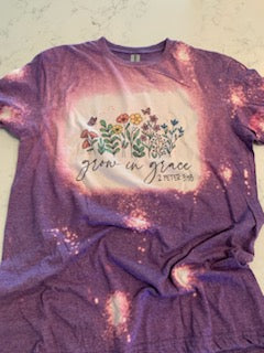 Grow in Grace Bleached T-Shirt