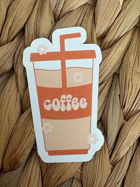 Coffee sticker