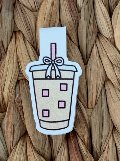 Iced Coffee Magnetic Bookmark