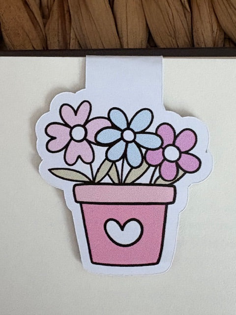 Pretty Flower Magnetic Bookmark