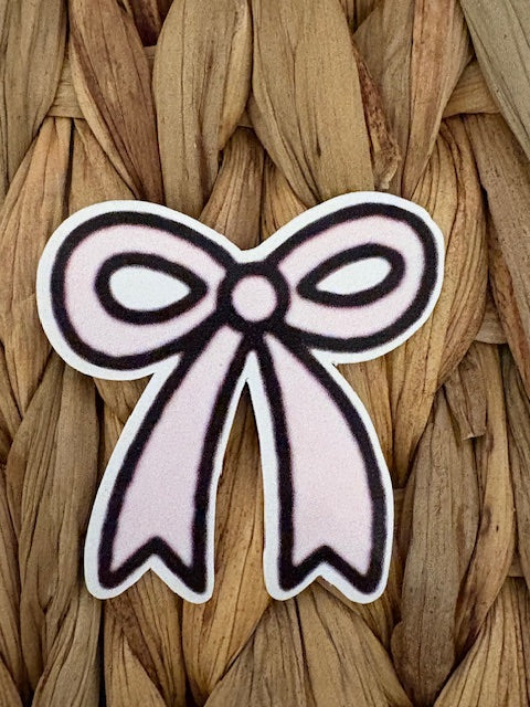 Pink Bow Sticker
