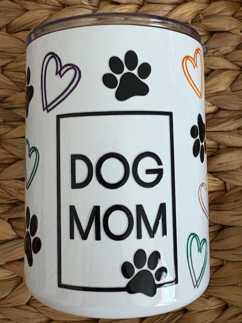 Dog Mom 15oz Stainless Steel Mug